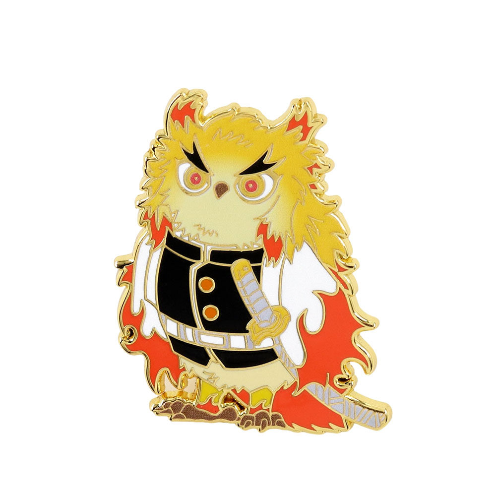 鬼灭之刃徽章金属别针鬼杀队炎柱猫头鹰炼狱杏寿郎徽章收藏纪念,模玩/动漫/周边/娃圈三坑/桌游,动漫徽章/立牌,淘宝优惠券,粉丝福利购,淘宝优惠卷