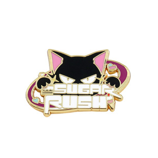 蔚蓝档案周边SUGAR黑猫翻领胸针cos粉丝礼物纪念品金属徽章别针