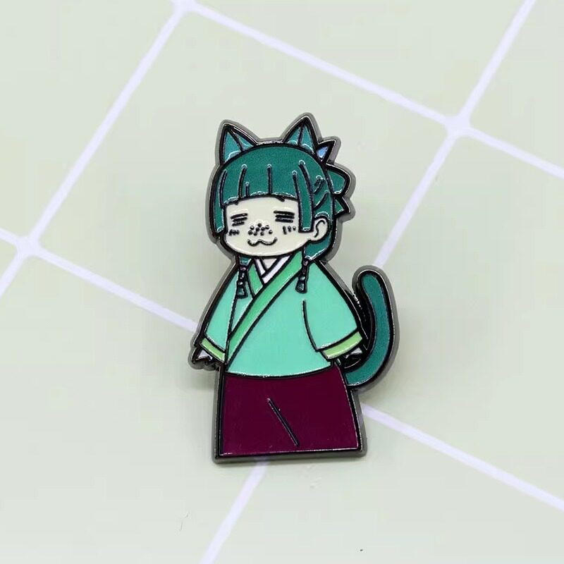 猫猫药屋少女的呢喃灵感二次元金属胸针徽章包包背包礼物周边配饰