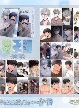 Passion小卡 盒装50张 57x86mm 韩慢周边镭射LOMO卡片明信片