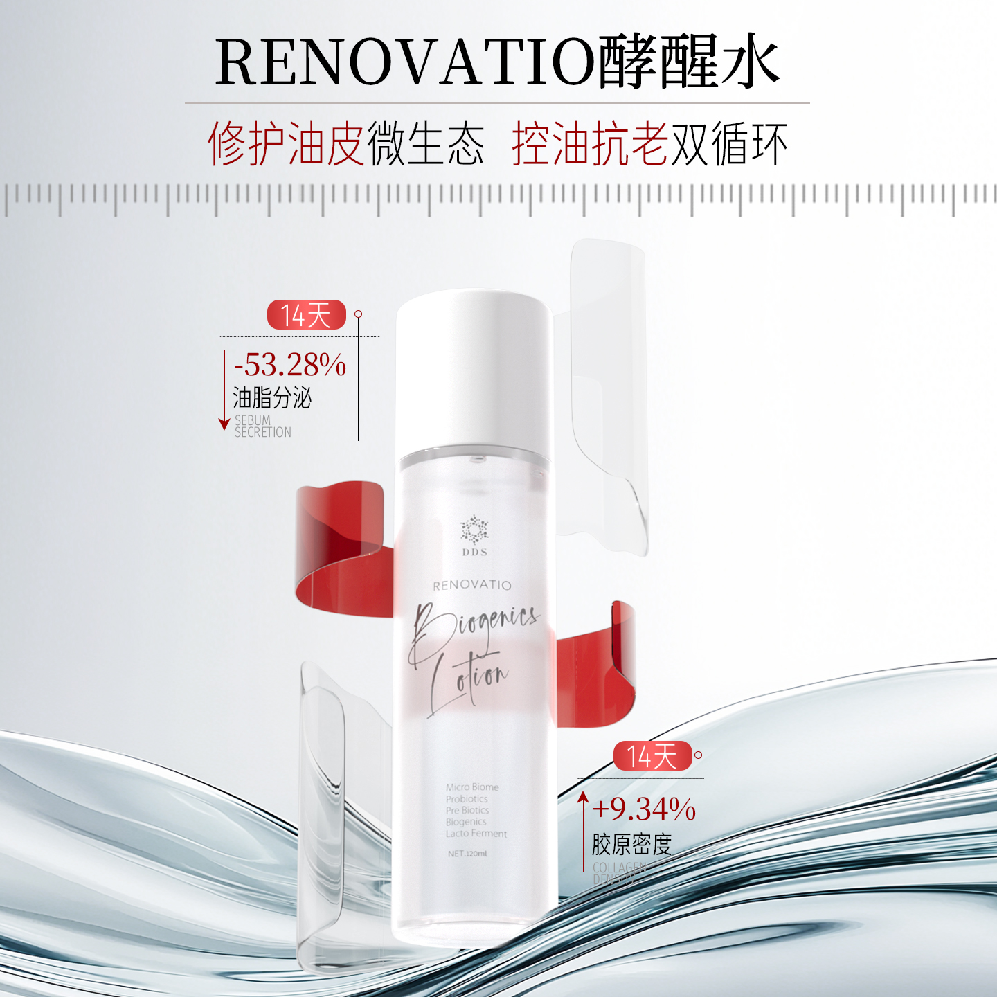 DDS日本进口微生态美肌菌水调节菌群保湿补水无酒精无香精敏感肌