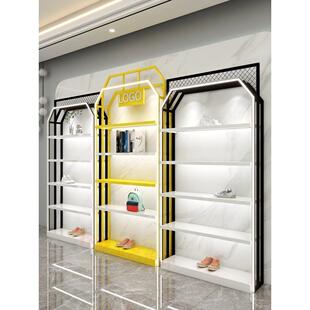 鞋店鞋架展示架儿童鞋店货架购物中心轻集装箱袋鞋柜网红商店货架