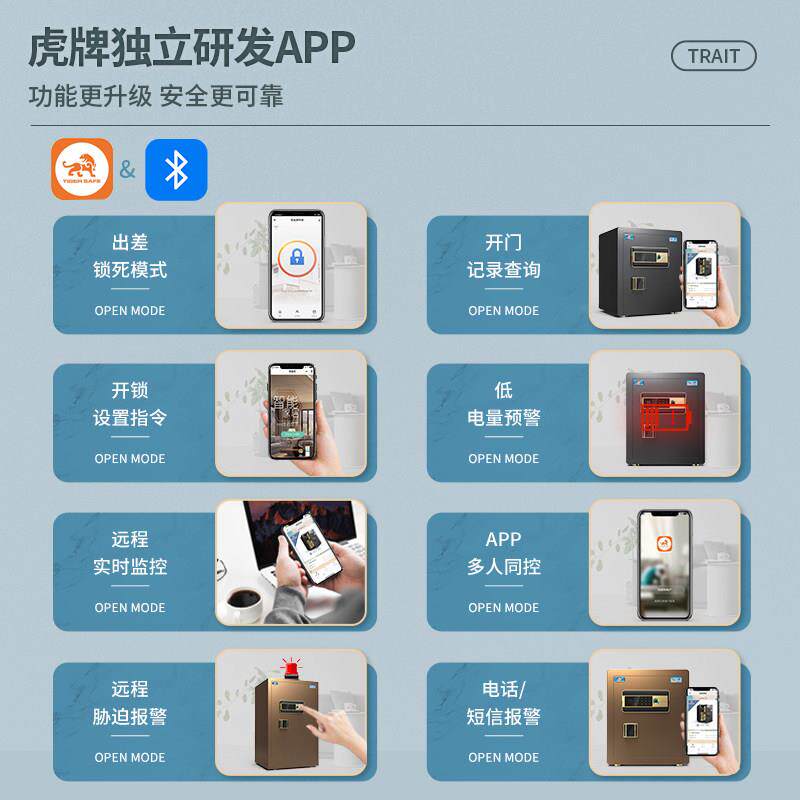 德国进口大型商用保险柜1-1.5米全钢防盗防火家用办公室高容量
