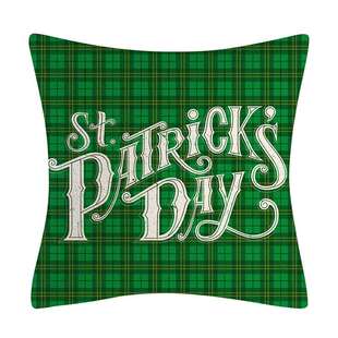 极速New Irfish St Patrick's Lucky Clover Pillowcase H
