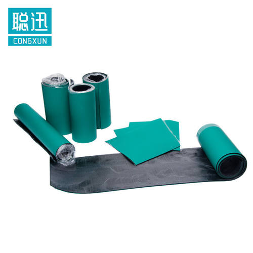 极速聪迅防静电橡胶桌垫桌垫防z滑胶皮绿色耐高温工作维修实验室0