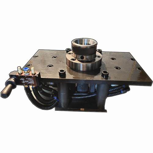 极速40气动夹坐 台式钻床 加工中A心  立式钻孔 攻牙快速夹 0640