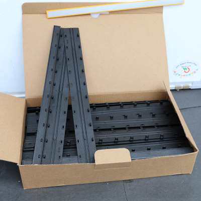 极速爆品装订夹条黑色蓝色A4塑料活页十孔压条 文U件装订夹压边条