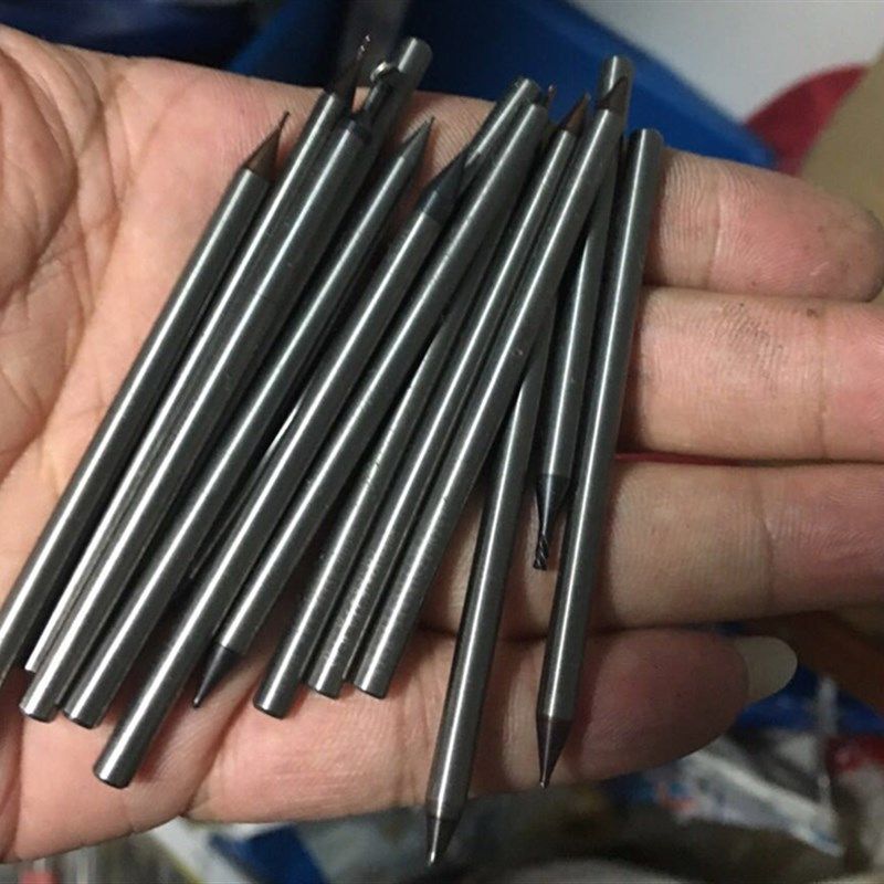 极速销硬质合金钨钢圆棒 3.175雕刻刀  加硬加长钨钢.刀棒蓝头品