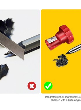 极速Solbid Carpenter Pencil Set with Refill Leads Built-in S