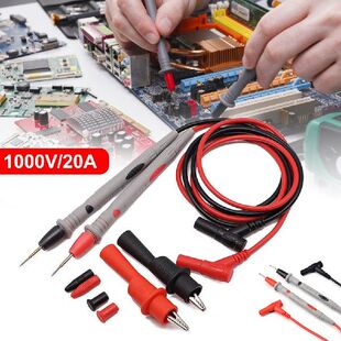 新品1 Pair Multimenter Test Leads Durable High Precision Dig