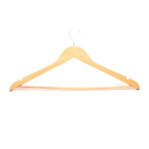 新品cabinet skid hangers clothes clip coat hangerT wooden ra