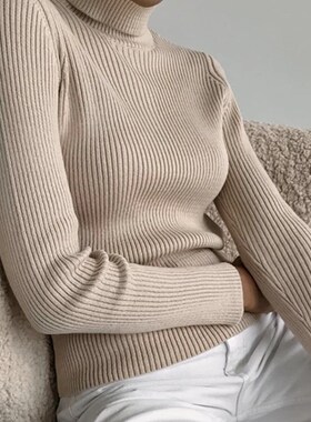 极速202b3 Basic Turtleneck Women Sweaters Autumn Winter Thic