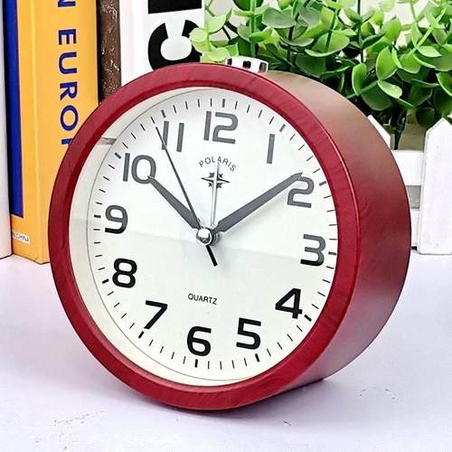 极速闹钟大字体静音床头钟老人专用钟表夜灯X贪睡卧室座钟