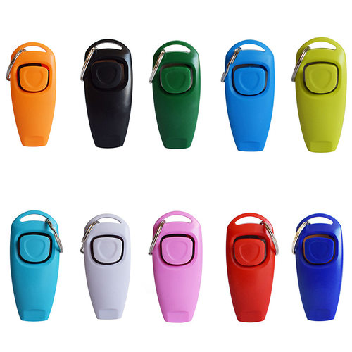 极速2 In 1 fPet Dog Clicker Dog Training Whistle Clicker Dog