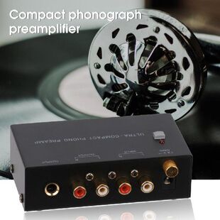 极速KGZPP40h0 Phono Preamp Preamplifier 1/4 Inch TRS