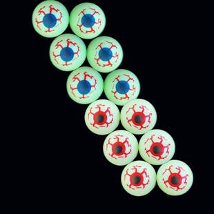 新品12pcs Hallolween Eyeball Jumping Bouncy Balls Rubber