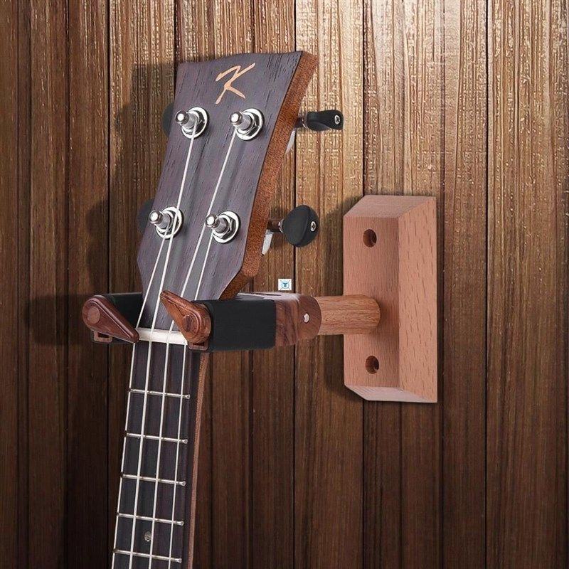 极速Wall Mount Ukulele Guitar Hanger Hook Ukelele UkXe Strin