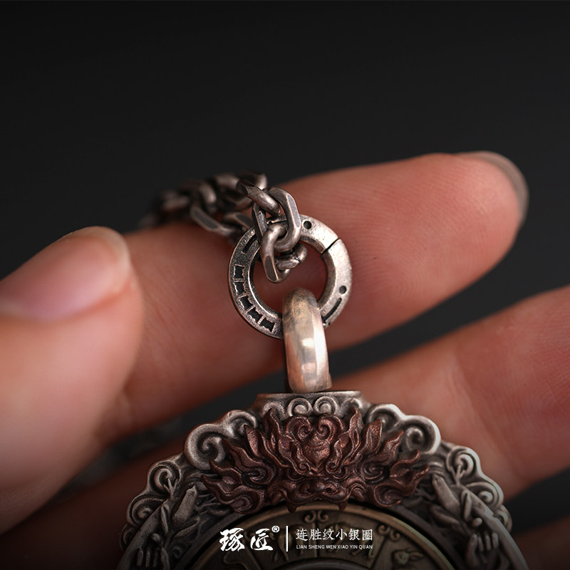 极速琢匠连胜纹diy饰品配件银开B口圈小圆环手链连接手工制作金属