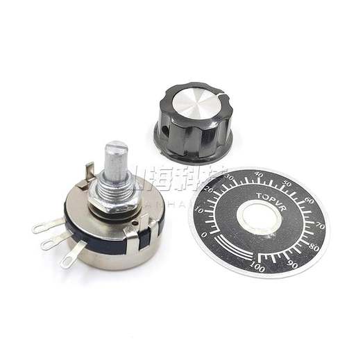 极速M牌 单圈f电位器 WTH118 2W 10K 可调电阻 滑动变阻器 变频器
