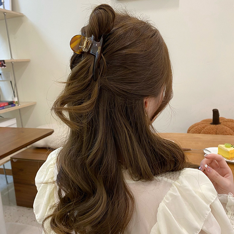 极速复古气质e发夹八字抓夹后脑勺鲨鱼夹2023新款高端醋酸抓夹女