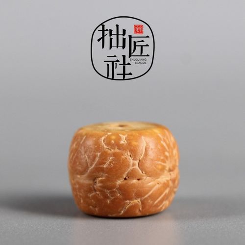 极速尼泊尔黄皮凤眼菩提子桶珠 藏式凤眼菩J提扁珠 diy佛珠手串配