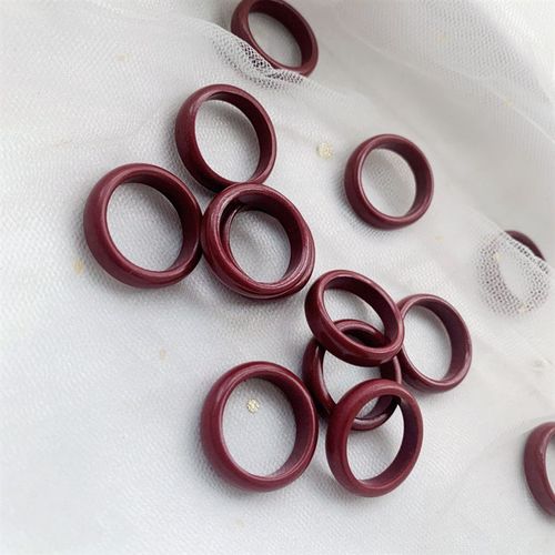 极速原矿朱砂跑环戒指圈r戒指 情侣对戒大拇指环 网红小众戒圈