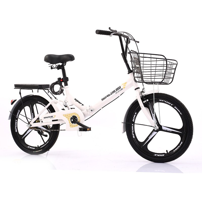 极速20寸22寸折叠p自行车成人女式儿童车普通便携通勤休闲中小学