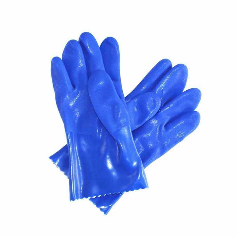 极速东亚806耐油手套加厚耐磨耐酸碱磨砂防滑防油PVCY橡胶劳保机