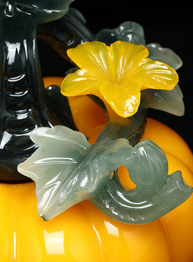 极速财富a丰收南瓜摆件中式家居客厅玄关电视柜装饰工艺品乔迁新