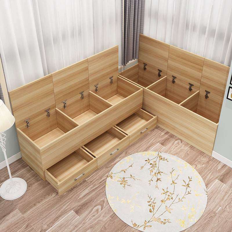 极速特价简约定制欧式飘窗柜窗台柜阳台柜储物柜R窗边落地柜矮柜