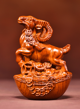 极速实木十二12生肖摆件全v套木雕鼠牛虎兔龙蛇马羊猴鸡狗猪工艺