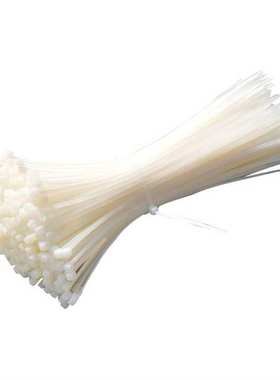 极速2021尼w龙扎带5*300mm黑/白色塑L料自锁式固定塑料卡扣捆扎线