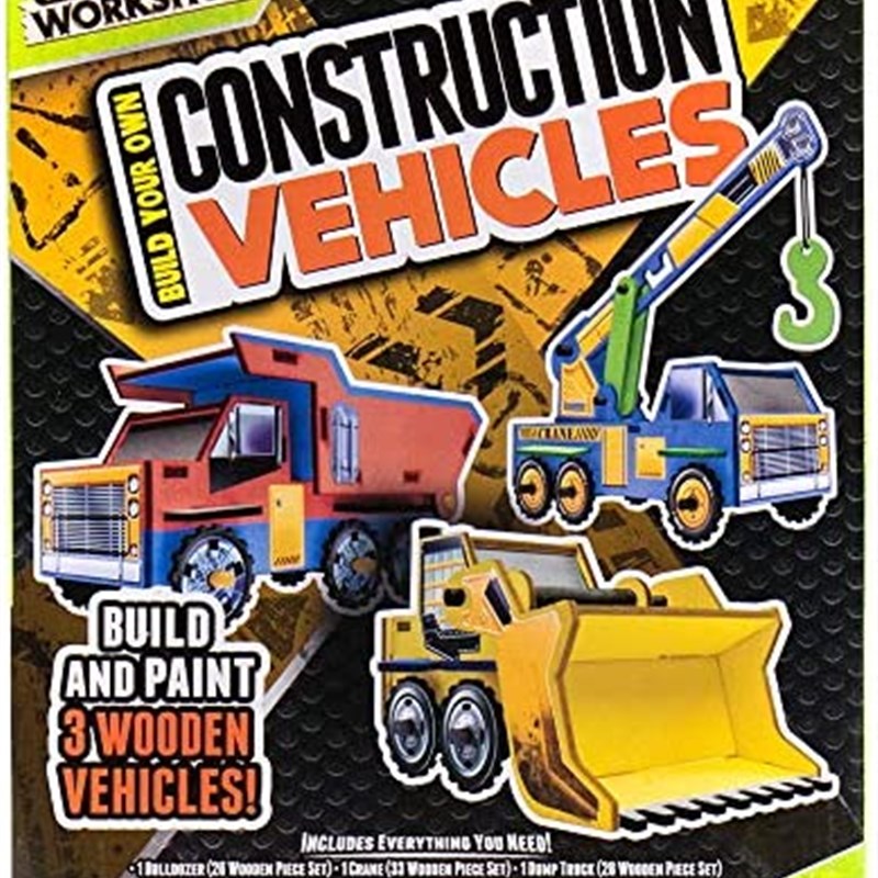 速发Made By Me Build Your Own Construction Vehicles by Horiz