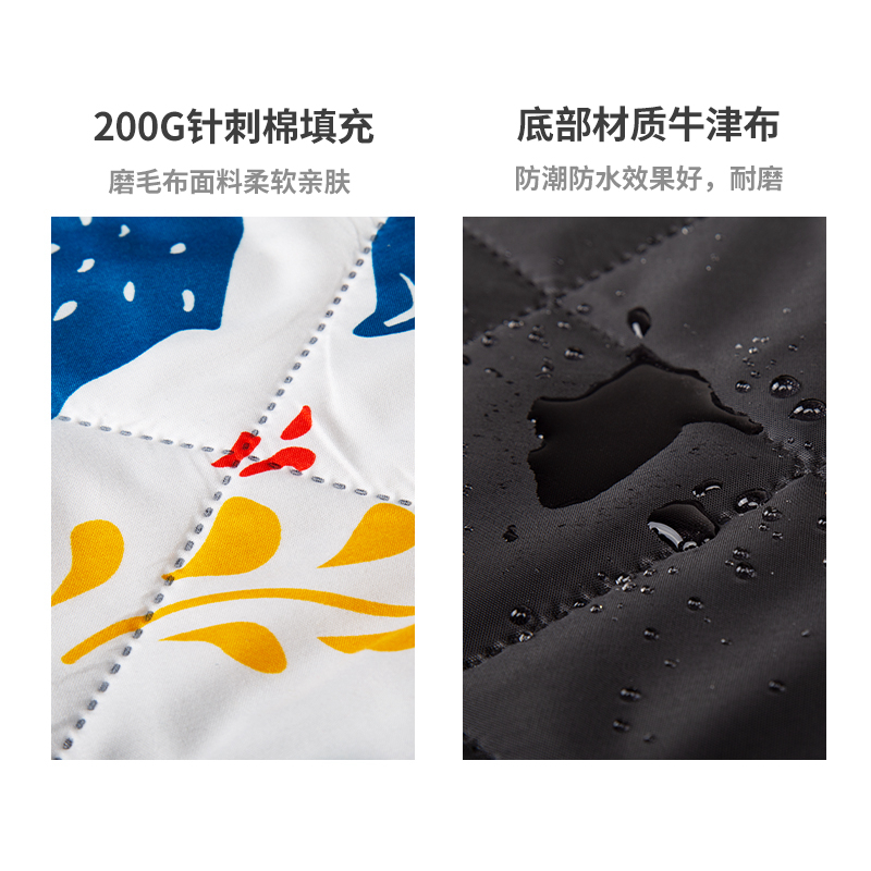 帐篷防潮垫户外3人-4人5-8人可机洗野餐垫P地垫防水爬行垫专属垫