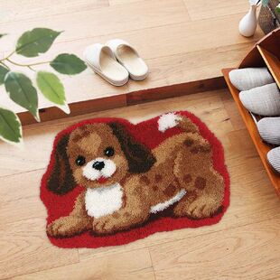 极速Latch Hook Rug Kit Cute Puppy Latch Hook KitsU for Adult