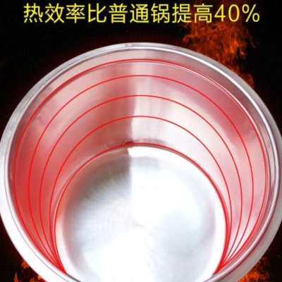 新品兰州拉面煮面炉m燃气无风机平底煮粥炉熬汤炉麻辣烫锅多功能