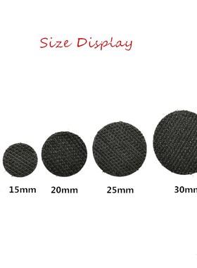 极速100Pairs Self Adhesitve Fastener Tape10/15/20/25/30mm St