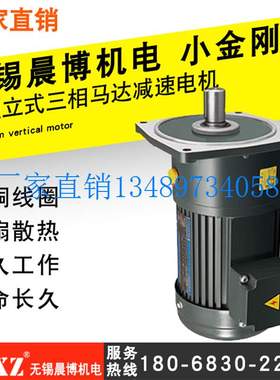 极速配件齿轮减速电机 CH/CV28三相380VH 400W450W立式卧式刹车马
