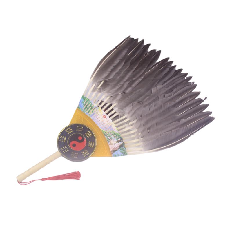 极速2023新款大号孔明扇诸葛亮C扇子工艺扇鹅毛扇羽毛扇旅游风景