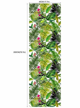 极速DIY PVCf Wall er Wallpaper Self Adhesive Tropical Palm L
