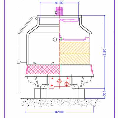 新品新品广州良信冷x却塔机填料壳身一套80t