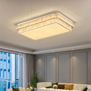 法式 奶油吸顶灯羽毛房间主灯全光谱餐厅卧室轻奢高级感水晶吸顶灯