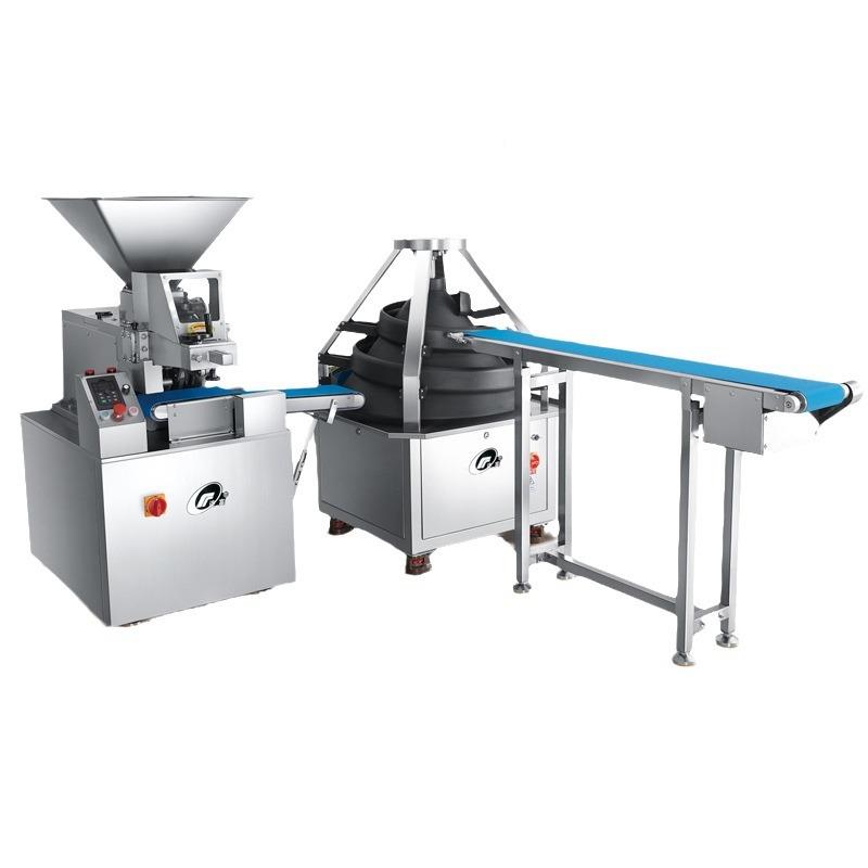 现AZV货连圆续分块滚机 分割搓圆一体食品团厂酒酿馒头小笼包加面