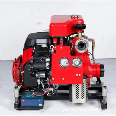 手抬机动消防泵双缸高压高扬程抽水泵自吸式离心泵YT90GBE电启动