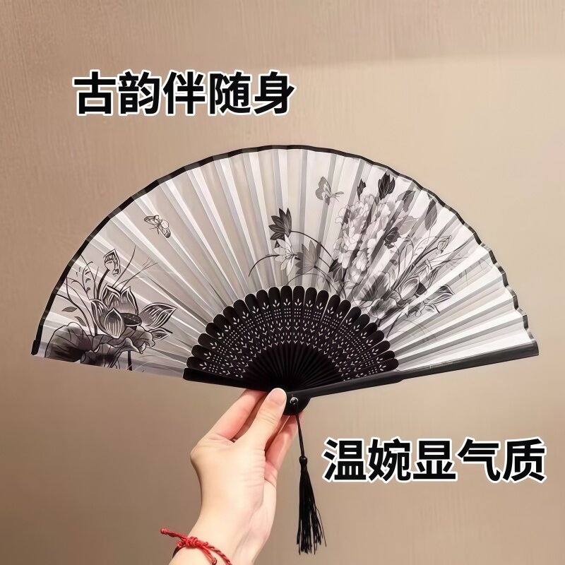 新中式迷你折扇随身汉服配扇图片