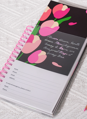 Signature线圈本a5笔记本学生用加厚横线本创意记事本日记本彩色