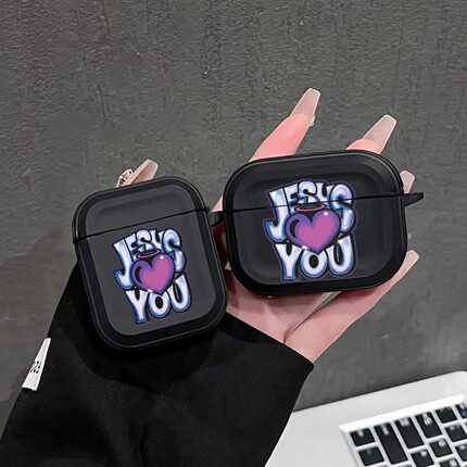 立体天使圈爱心小众个性创意AirPods4代耳机壳苹果无线蓝牙AirPodsPro/tpu1/2代3代防摔Pro2