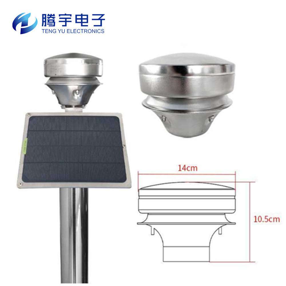 压电动能式自动雨量计 物联网雨量测量站 腾宇电子