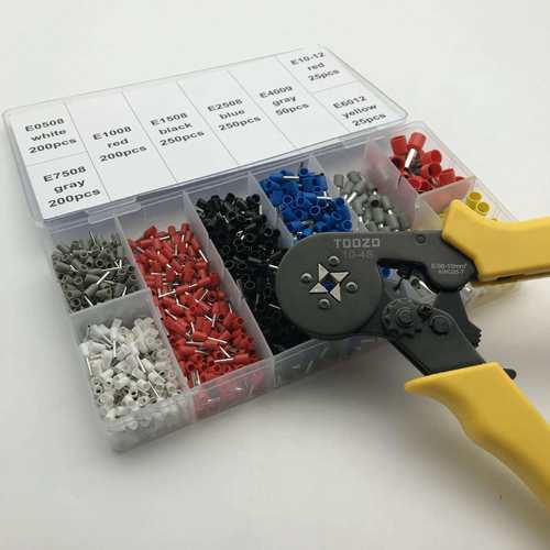 管型冷压压线钳端子钳多功能压接钳夹线钳电工工具手动4边型小型