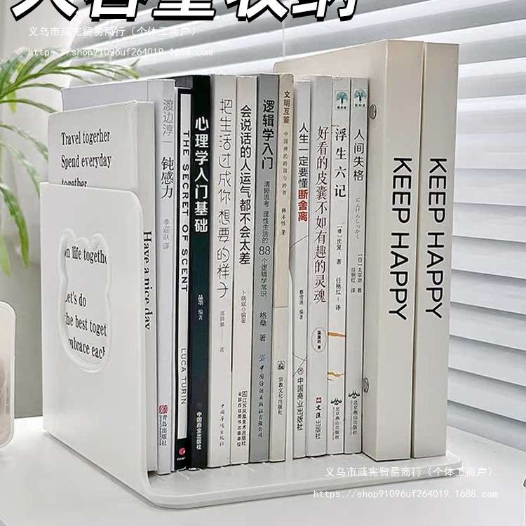 书立架书架桌面书本收纳盒分格书桌文具整理盒办公室置物架书档